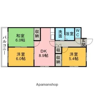 東浦カルチャービル【201号室】の間取り