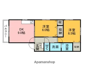 オラシオン【201号室】の間取り