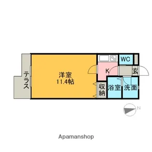 GRACIOUS F−PLACE【1階】の間取り