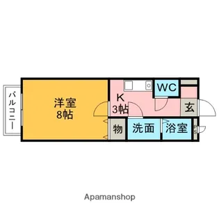 メゾン・ベル【205号室】の間取り