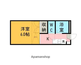 FUJI【102号室】の間取り