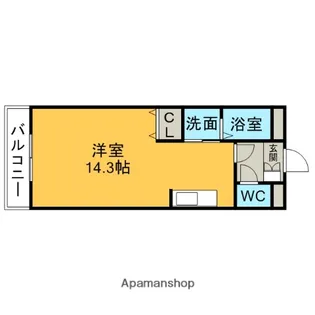 AVENIRK【102号室】の間取り