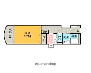 MAPビル【405号室】の間取り