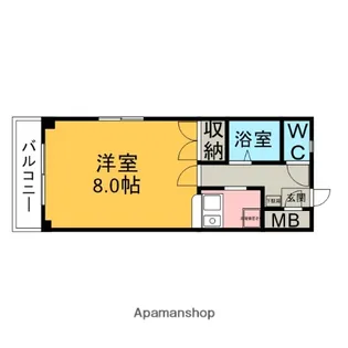 アネックス豊Ⅱ【105号室】の間取り