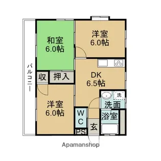 コーポ桜見台【2階】の間取り