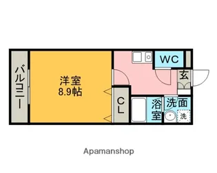 VLN Ⅱ【203号室】の間取り