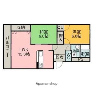 ピボットマンション生路【406号室】の間取り