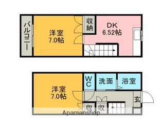 ポラリス【B号室】の間取り