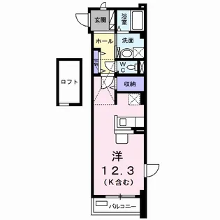 サバ−バンハウスⅡ【3階】の間取り