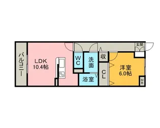 プラネットD【2階】の間取り