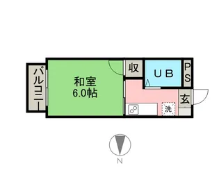 コーポユリ【2階】の間取り