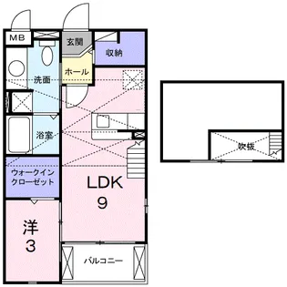 メロウ ハウスC【2階】の間取り