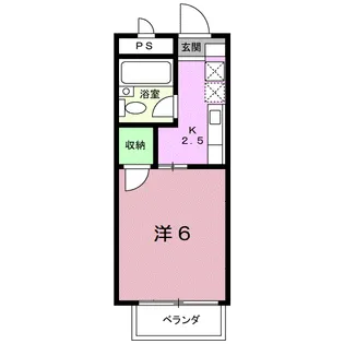 エトワール横根【2階】の間取り