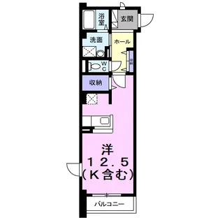 ポワール【1階】の間取り