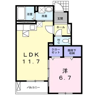 ミニョン【1階】の間取り
