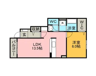 ソロロK2【1階】の間取り