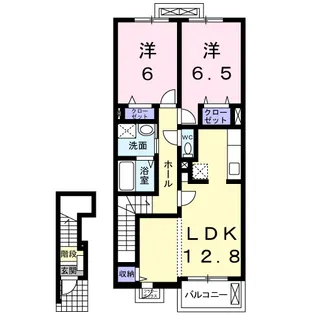 ブルーアース【2階】の間取り