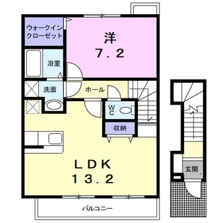 フロイエンハイム【2階】の間取り