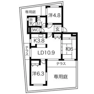 ドール大高【1階】の間取り
