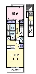 Y’S GREEN【2階】の間取り