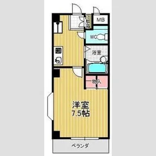 カサブランカ二村台【2階】の間取り