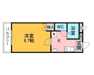 シャトル ピーチ【3階】の間取り