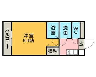 ユースハイムマルユウ【1階】の間取り