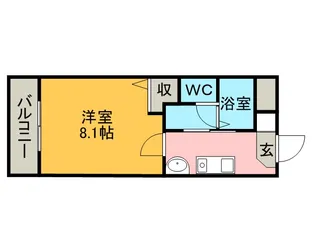 CASA LUMACA【2階】の間取り