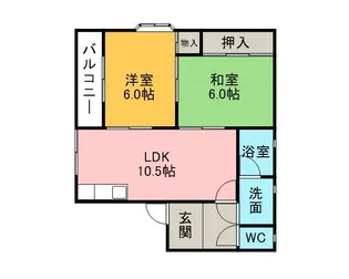 カーサ葵【2階】の間取り