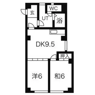 ジョイ神宮【2階】の間取り