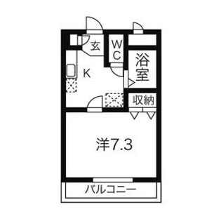 ブルーハイツ【1階】の間取り