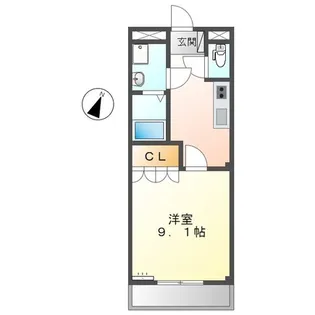 パーム ヒルズ【1階】の間取り
