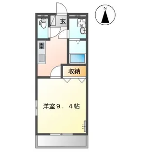 メゾンシクラメン【3階】の間取り