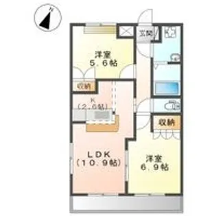 サニーコート武路【1階】の間取り