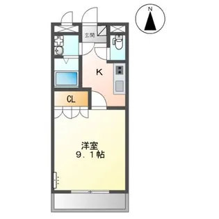 トーラスステージⅡ【1階】の間取り