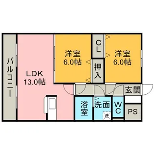 ルミエール【301号室】の間取り