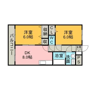 ルミエール【4階】の間取り