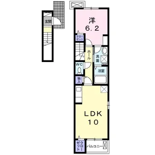 アッカ・フォルテ【2階】の間取り