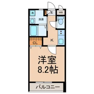 横峯ヒルズ【2階】の間取り