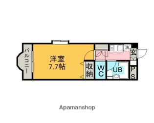 アーバニア成田【203号室】の間取り