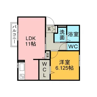アネックスBANNO【2階】の間取り