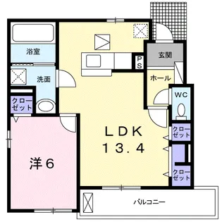 プレミール【1階】の間取り