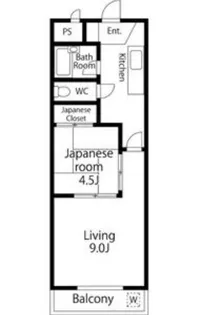 新日ビル豊明マンション【905号室】の間取り