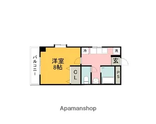 エクセル二村台【1A号室】の間取り