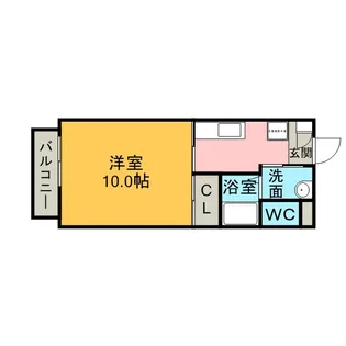 シャルマン森岡【2階】の間取り