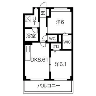 NEO【302号室】の間取り