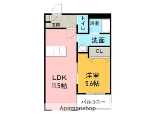 ハートフル21【1階】の間取り