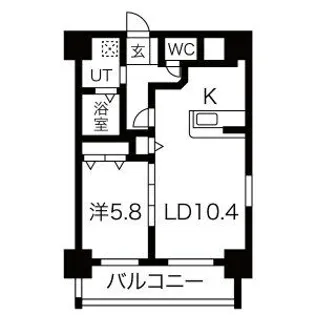 ヒルズ鳴海【8階】の間取り
