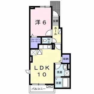 エコーⅠ【1階】の間取り