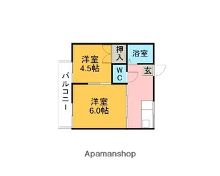 ダイキョウラオム【101号室】の間取り
